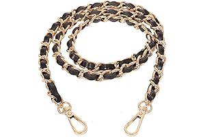 47.2" Crossbody Purse Chain Leather Replacement Strap