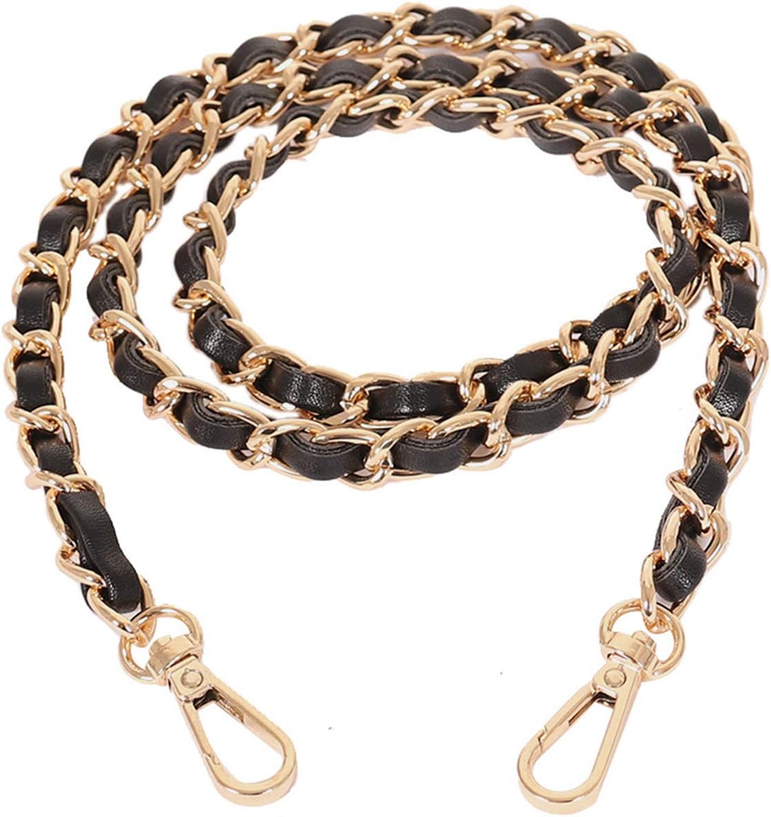 Purse Chain Strap Crossbody Bag Chains Strap Handbag Chain Replacement Leather Chain Straps 47.2"