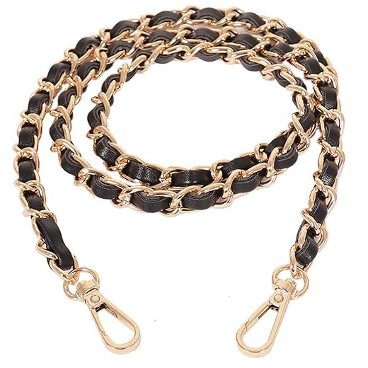 Purse Chain Strap Crossbody Bag Chains Strap Handbag Chain Replacement Leather Chain Straps 47.2"