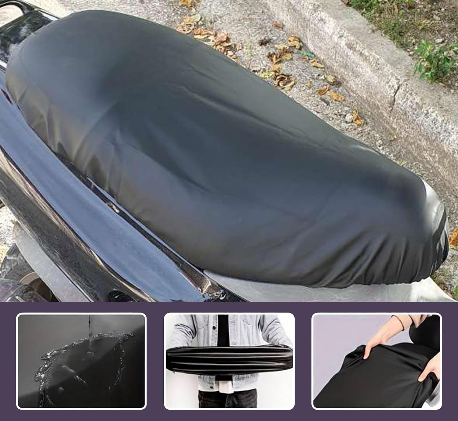 Copri-sella Universale Per Scooter E Moto - Impermeabile, Con Borsa, Taglie Da M A Maxi - Foto 9