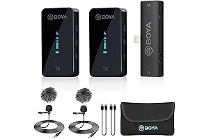 BOYA BY-XM6 S4 Wireless Lavalier Microphone System for iOS Devices