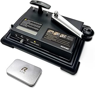 ROWISE Cigarette Rolling Machine, Manual Cigarettes/Tobacco Injecter, Black Cigarette Roller Injection Machine for Tobacco to Make Your Own Cigarettes, 8mm