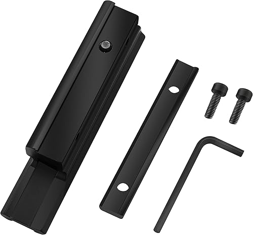 Miniatura 2 de Adaptador de cola de milano a riel Picatinny de 0.433 in a 0.787 in, adaptador de riel de perfil bajo, montaje en riel de milano a riel Weaver,