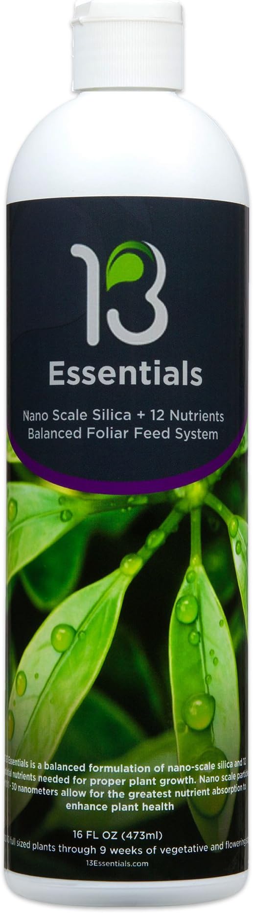 Foliar Spray Fertilizer, Food for Stunning Growth and Healthier Plants, Non-Toxic, Yield Maximizer - Liquid Fertilizer for Indoor and Outdoor Plants, Vegetables, Flowers (16oz)