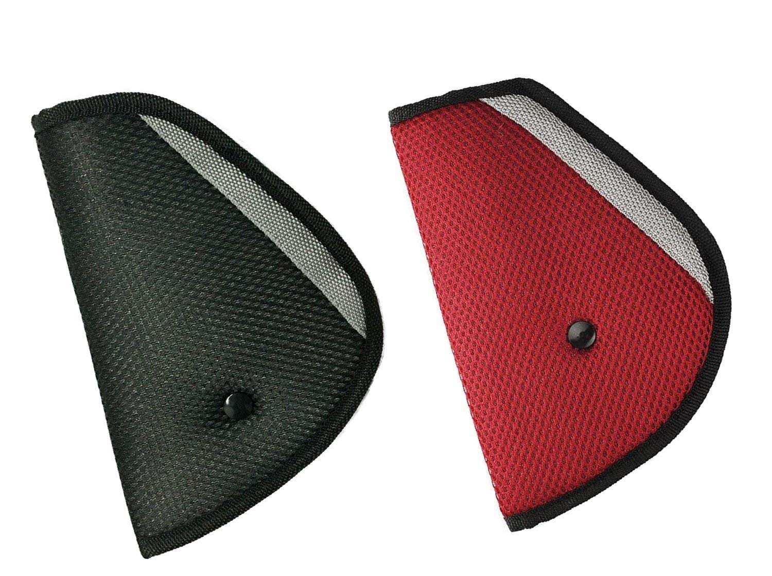 LIENJAER Seat Belt Adjuster for Kids,Keep Seatbelt Away from Child's Neck,Absorb Shocks,Suitable for All Cars and All Size of Seat Belt,2 Packs