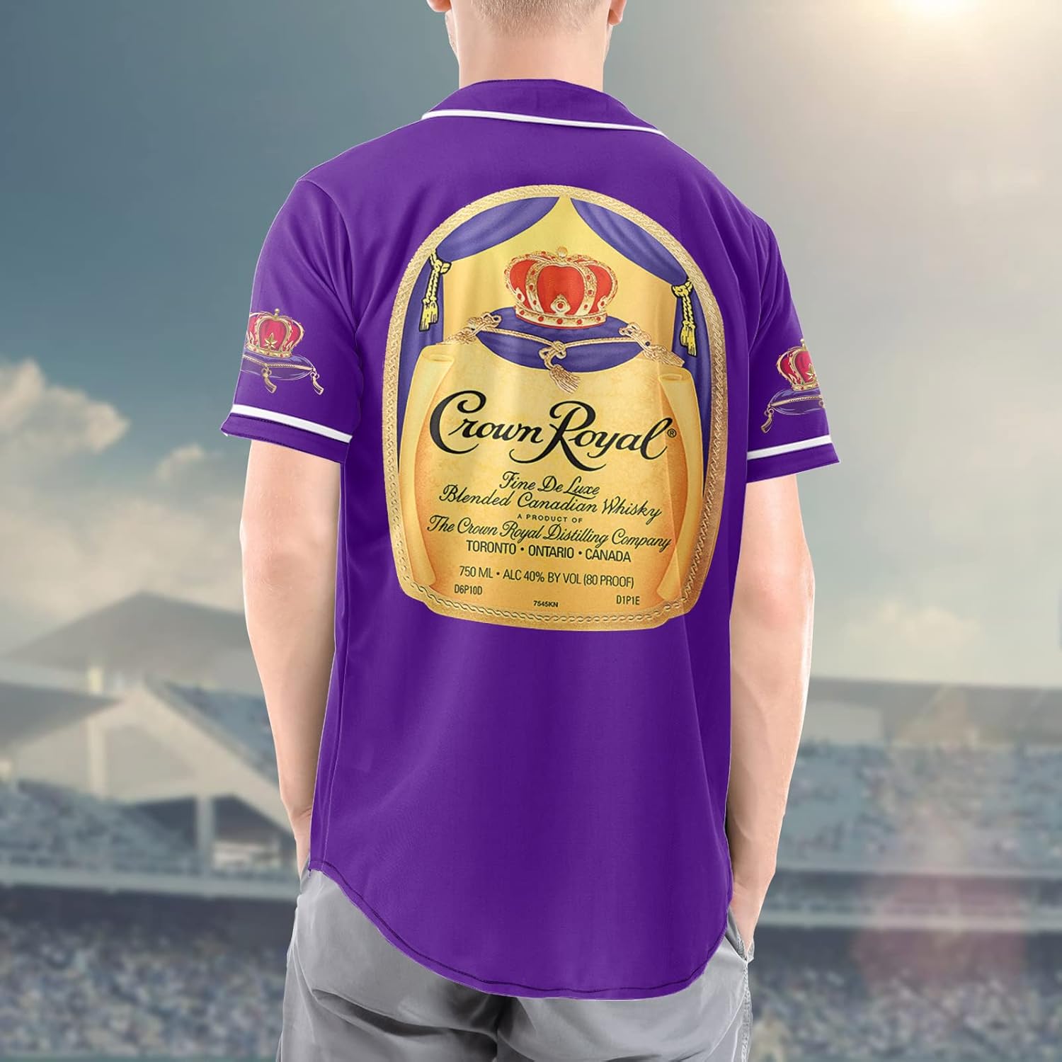 XXME Crown Fan Baseball Jersey Shirt, Crown Lovers Shirt Sports Uniform - Image 4