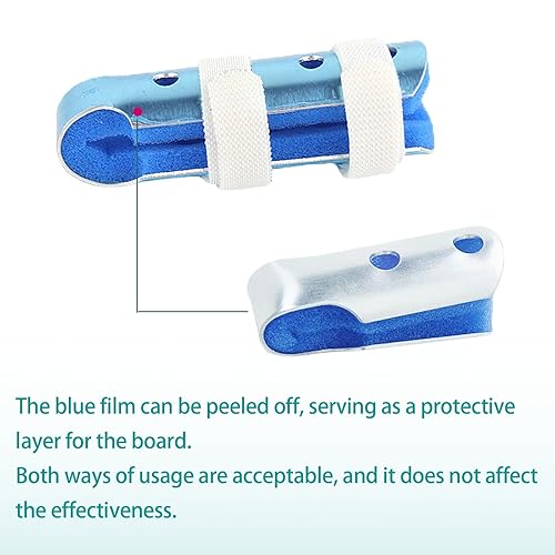 Miniatura 6 de Férula de dedo L M S 3 piezas, férula de dedo índice medio para mazo, osteoartritis, rigidez de los dedos, esguince de fractura, dislocación de