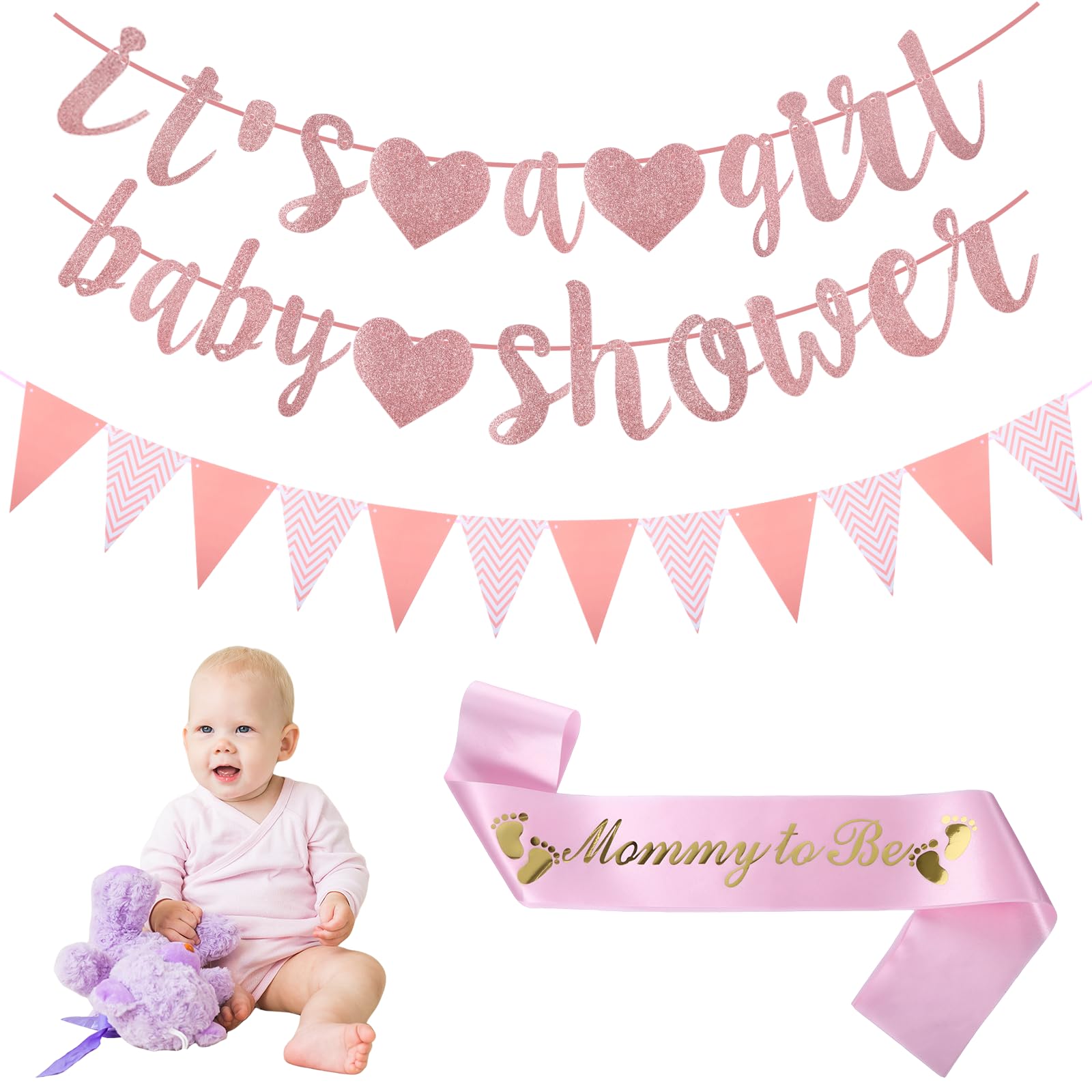 Pink Baby Shower Decorations Girl