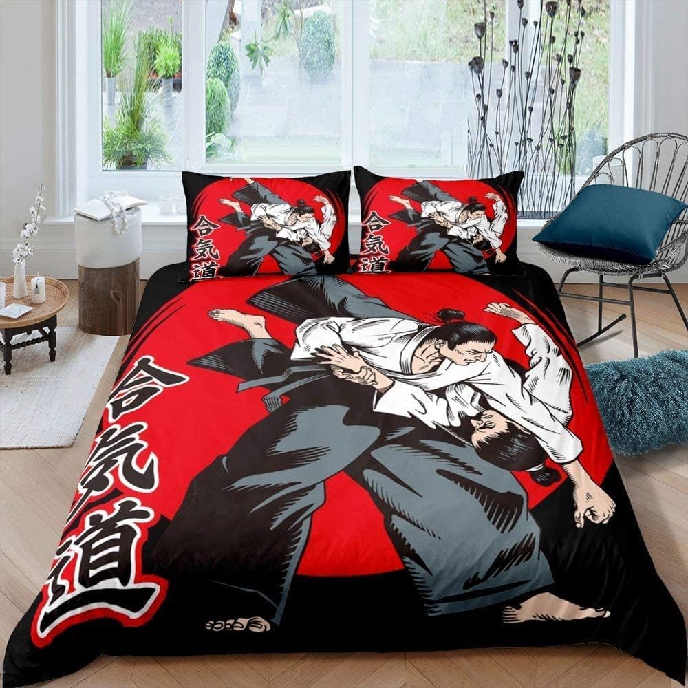 Housse de couette 220x240 samouraï infroissable pour en finir avec le repassage
