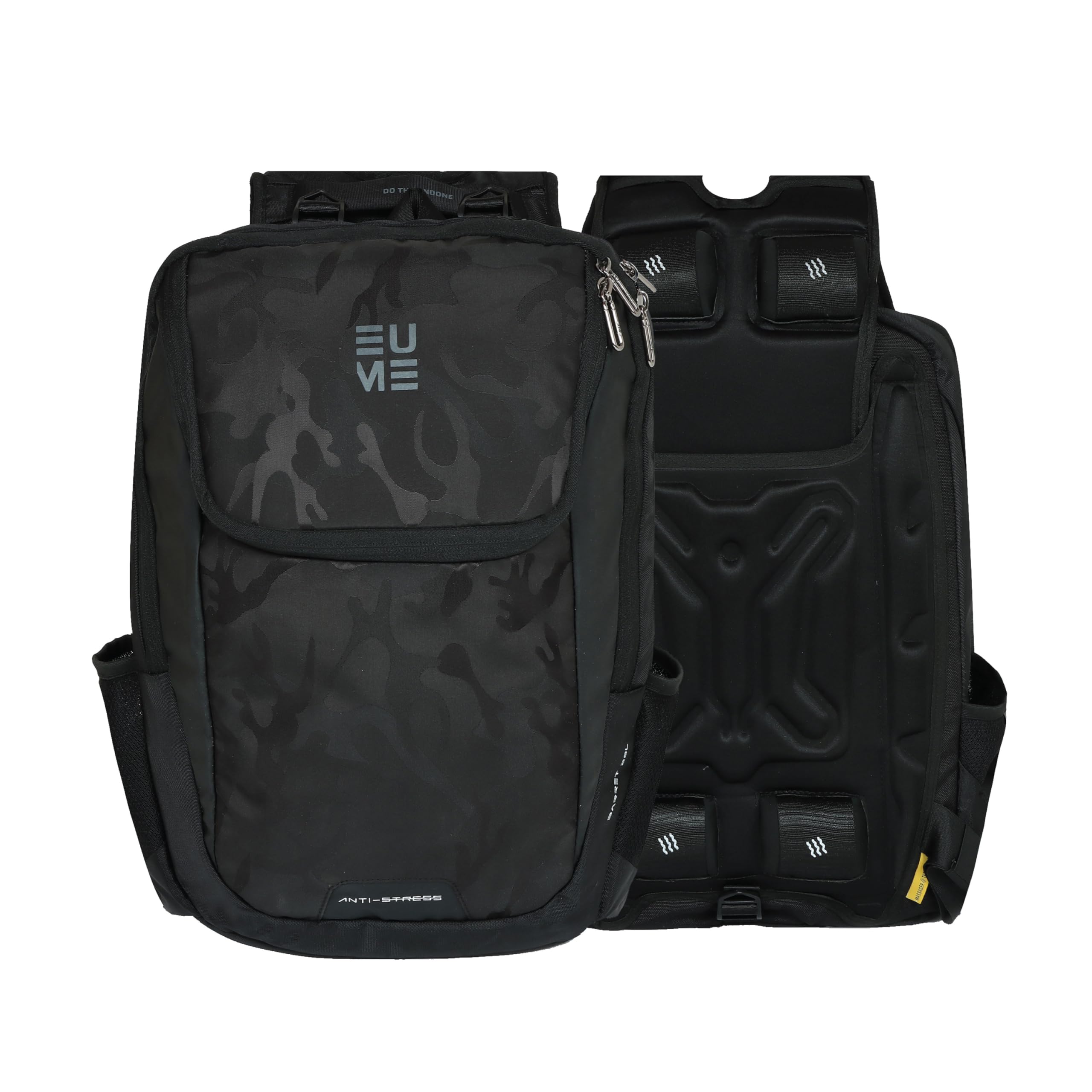 EUME Barret - 29L Premium Laptop Bag, Camouflage Black | Massager Laptop Backpack Bag with Built In Massager Technology | 15.6 Inch Laptop Compartment | Business, Travel & Office Bag for Men & Women (B07K1L7NJ8) Amazon Price History, Amazon Price Tracker