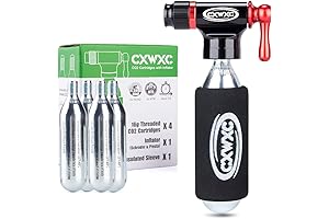 Nitrogen Tire Inflator: CO2 Inflator Kit with 6 x16g/ 25g CO2 Cartridges...