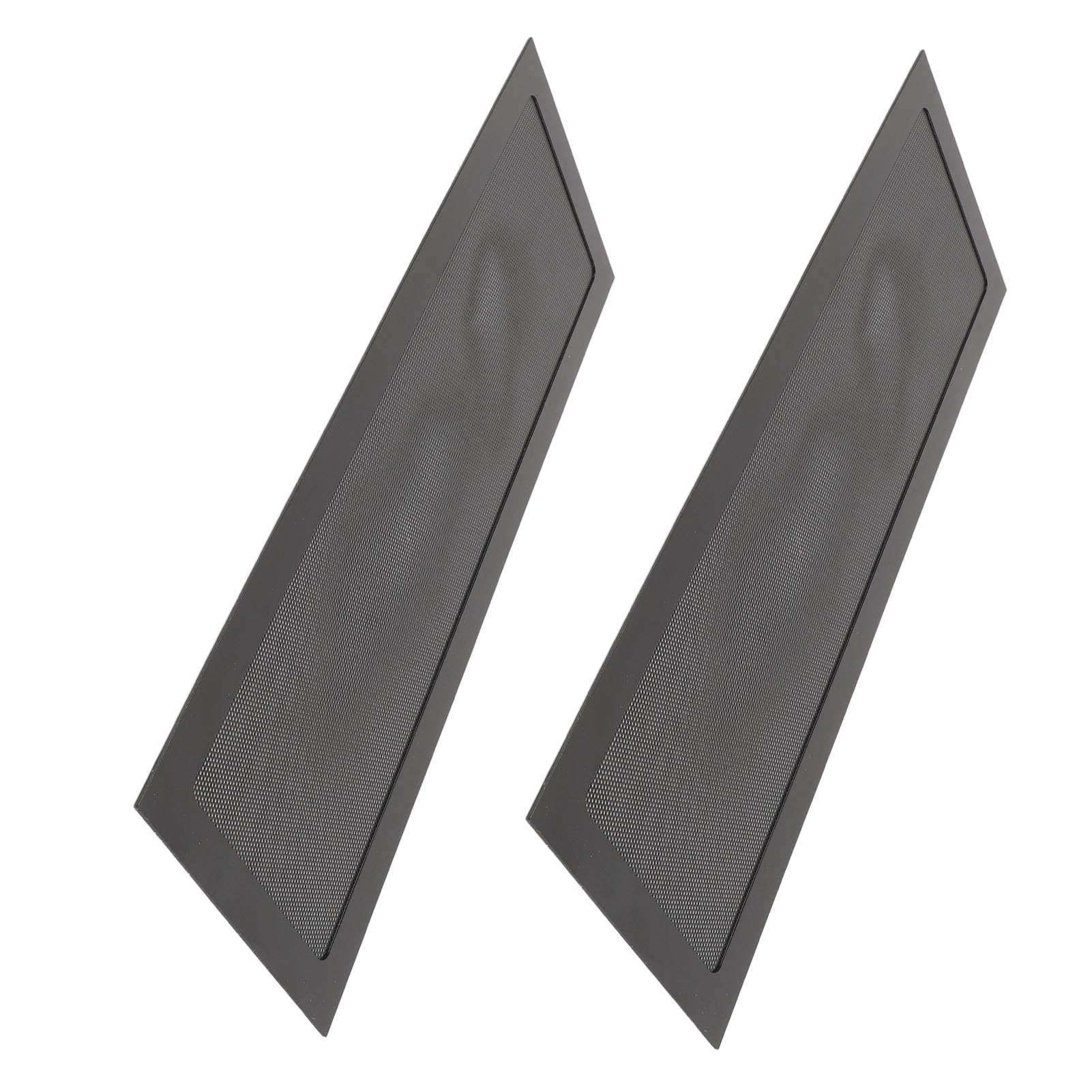 Ymiko Dust Filter Pc, Pc Fan Dust Filter Magnetic Frame Fine Mesh PVC Computer Fan Grills for Computer Cooler PSU Magnetic Frame Mesh 4.72x14.17in 2pcs (Black)