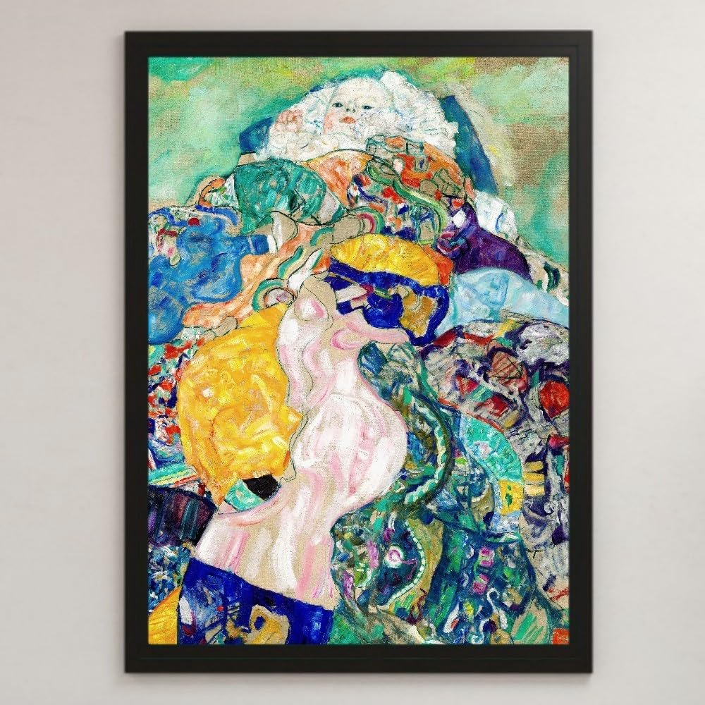 Amazon.co.jp: グスタフクリムト『赤ちゃん(ゆりかご)』絵画 アート
