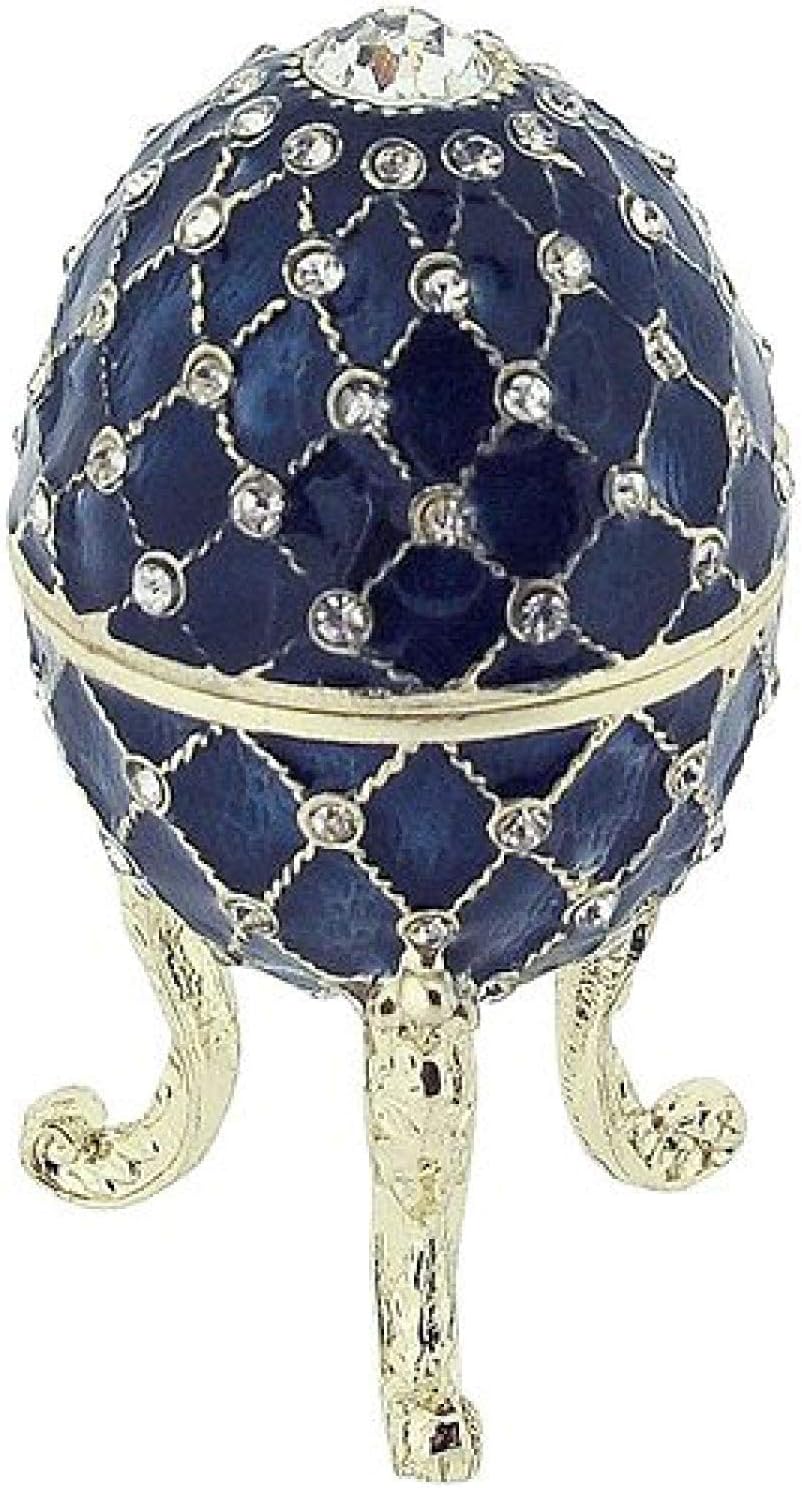BOITE À BIJOUX Oeuf En Coquille Faberge Style Collection écrin à Bijoux