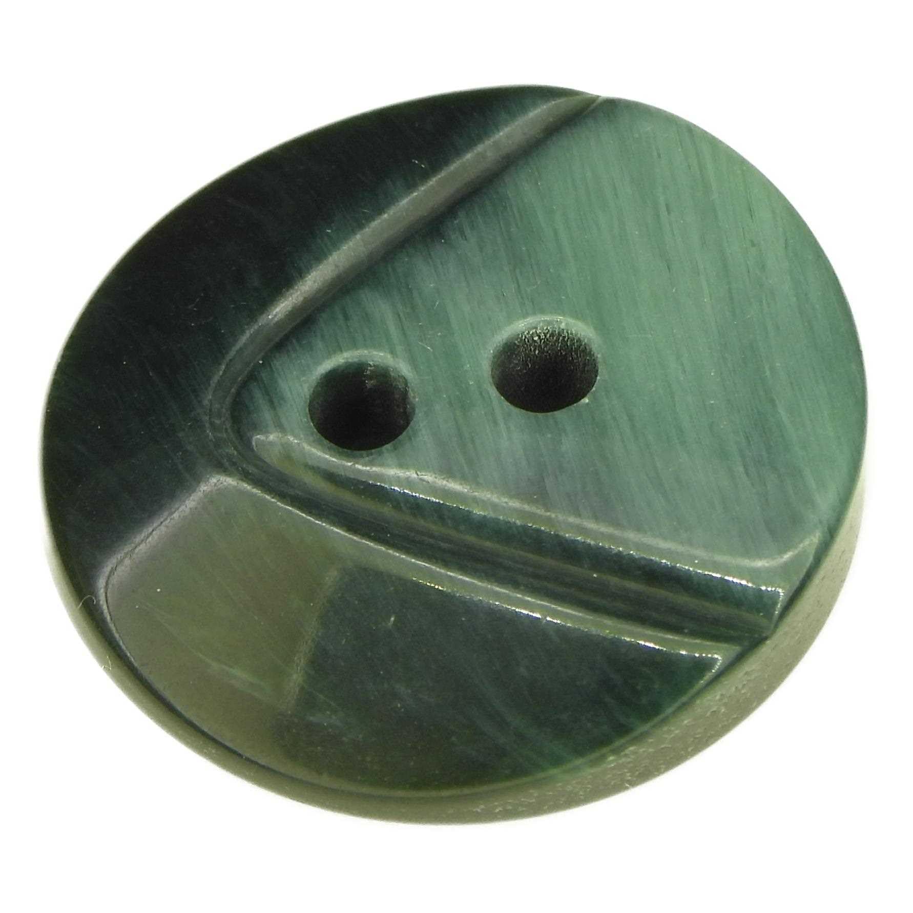 Buttons Chunky Retro Natural Look 115D, 35 Forest Green, 4 18mm โ image 1