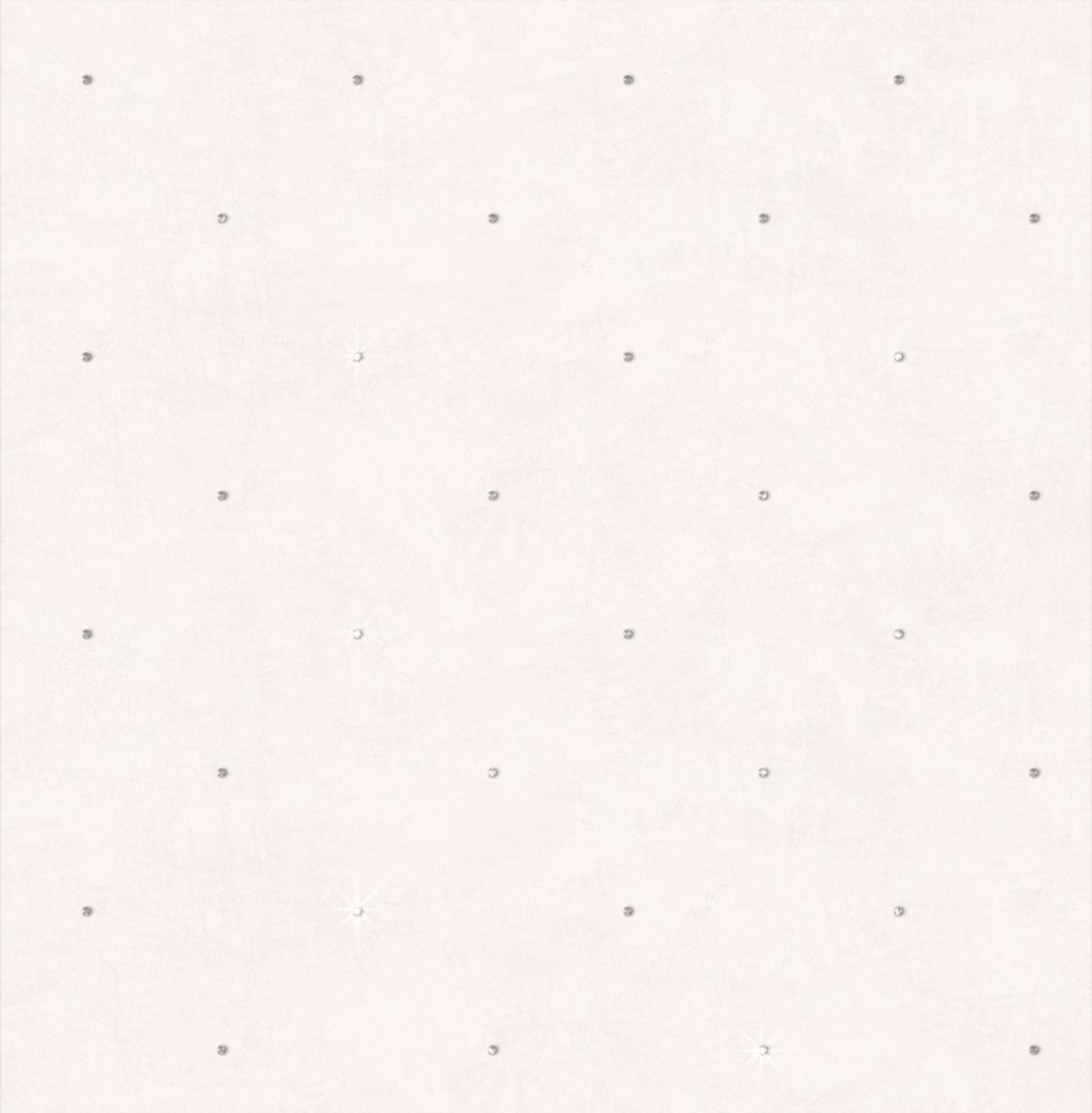 Papier peint non tissé blanc à strass pour créer un cocon éclatant