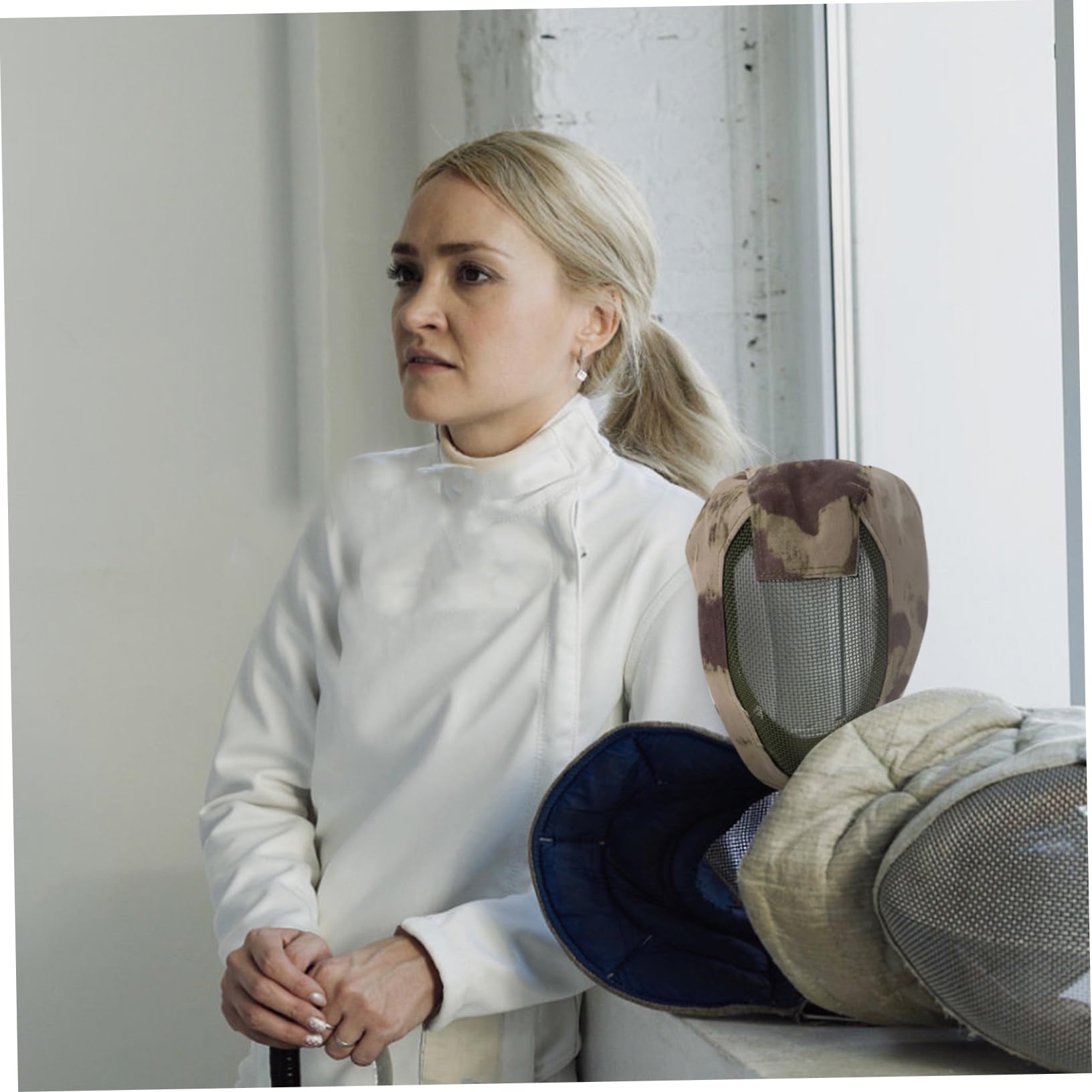 Outdoor Fencing Maske Aus Stahlgewebe Atmungsaktive Schutzmaske Für Sport Widerstandsfähig Gegen Stöße Für Wettkämpfe Training Spiele