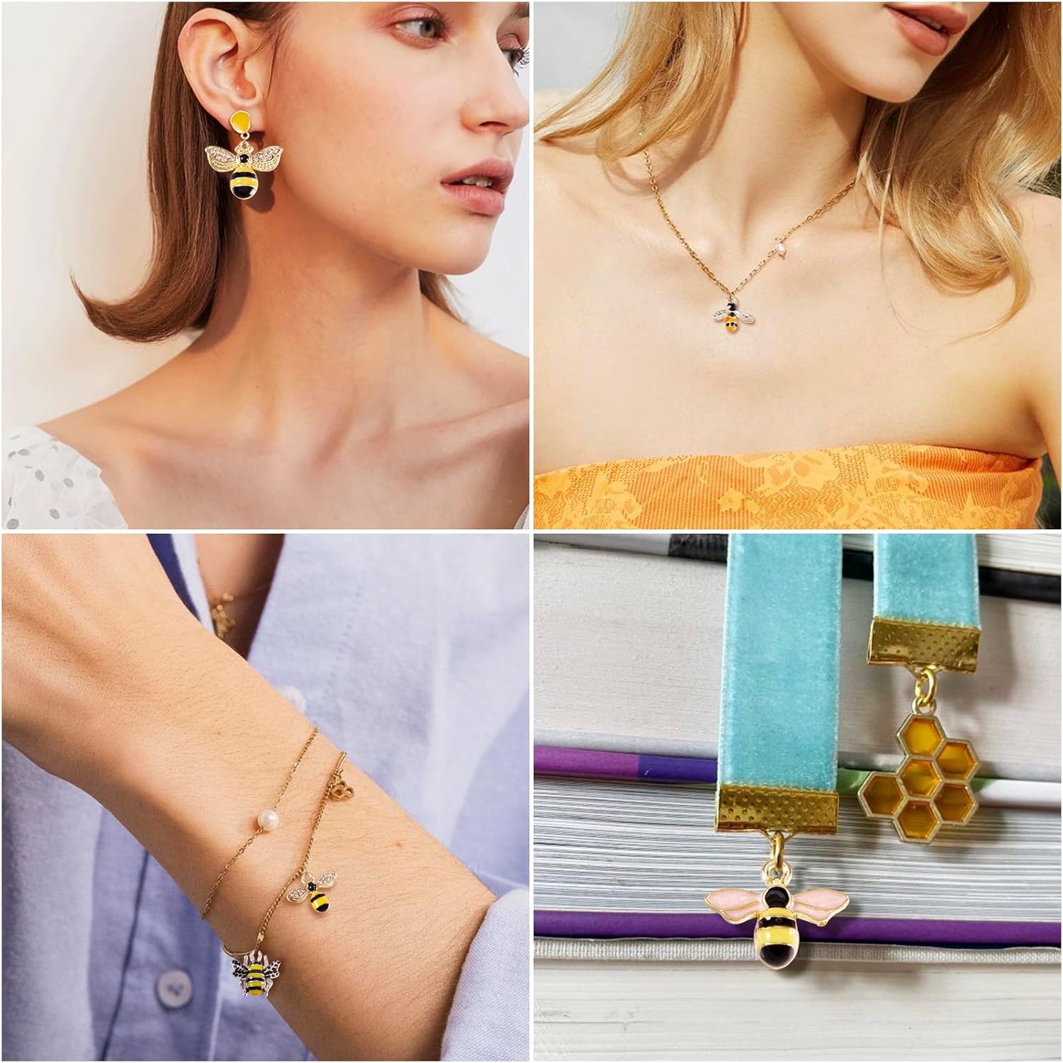 Craftdady Enamel Dangle Charms Pendant Food Animal Flower Cute Charms Colorful Metal Fruit Pendants Hang Ornament for Craft Bracelet Necklace Earring Key Chains Jewelry Making - Image 6