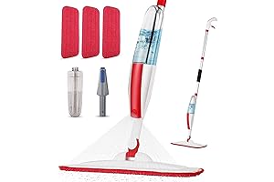 Replacement Spray Mop Pads Compatible with Panda Grip Microfiber Spray Mop