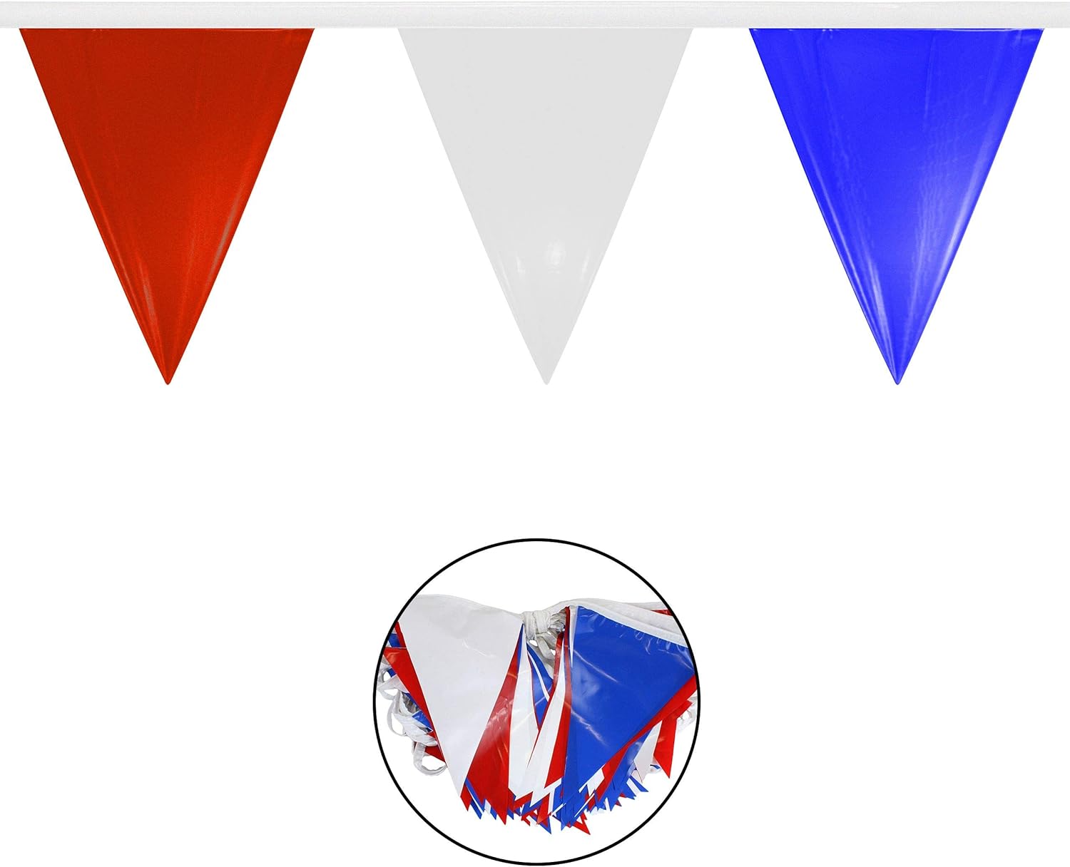 Water Gear Backstroke Flags - Meets All Regulations - Heavy-Duty Vinyl - Great for Swimmers and Divers - Competitive Swim Gear - Red/White/Blue…