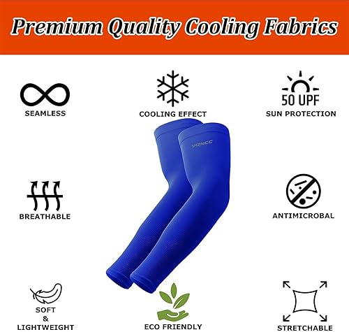 Miniatura 9 de YQXCC 4 pares de mangas de protección solar UV cubierta de tatuaje manga de enfriamiento de compresión deportiva UPF 50 para hombres y mujeres