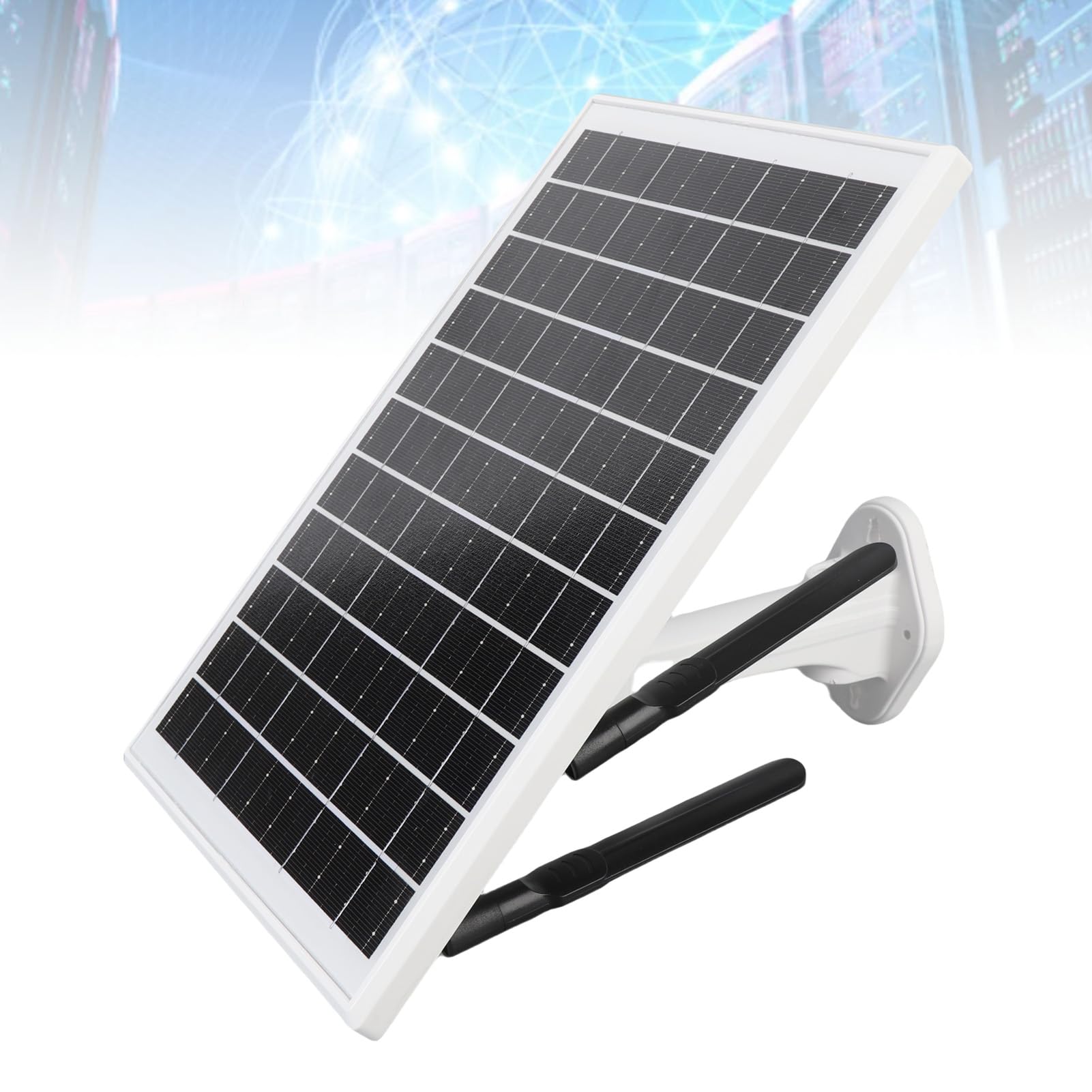 Topiky Router Modem LTE 4G a Energia Solare con Slot con Scheda SIM, Booster di Segnale Estensione Esterno WiFi da 15 W, Batteria WiFi Signal Booster 300 Mbps, Batteria da 20000