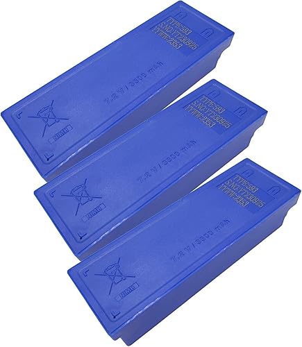 Batería de 3 piezas tipo 593 NiMH 7.2V 3300 mAh grúa de control remoto para Scanreco 592 593 590 960 16131 17162, azul