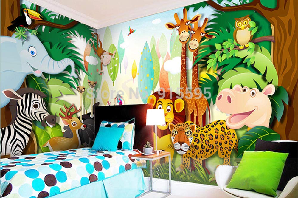 Papier peint mural personnalisé 3D grand format 430x300 cm pour décoration WLLLO