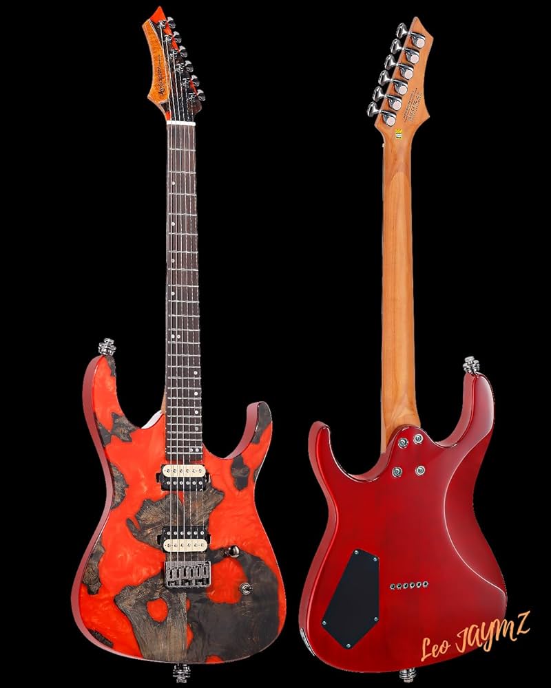 Amazon.com: Leo Jaymz Electric Guitar Monsoon Deluxe Series