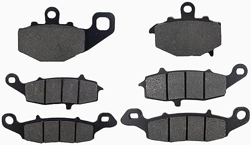 AHL Pastillas de freno delanteras y traseras para KAWASAKI ZRX400E ZRX 400E (ZR 400 E) 1996/ER650C ER 650 C ER-6n 2009-2014/EX650 EX 650 Ninja 650 R