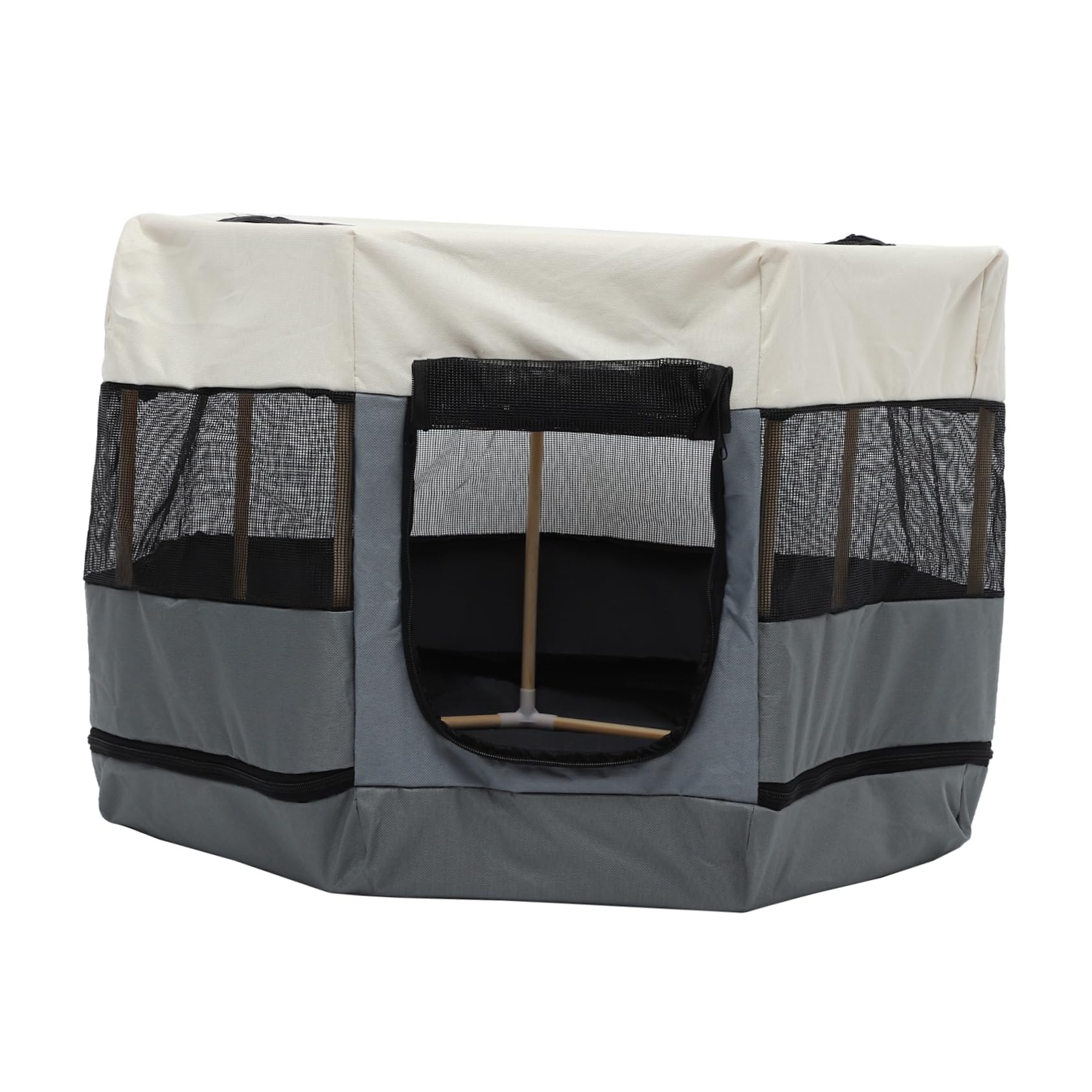 Toyvian Pet Sleeping House Multipurpose Octagonal Pet Fence for Cats Kittens Portable Playpen for Indoor Use Durable Creative Hideout