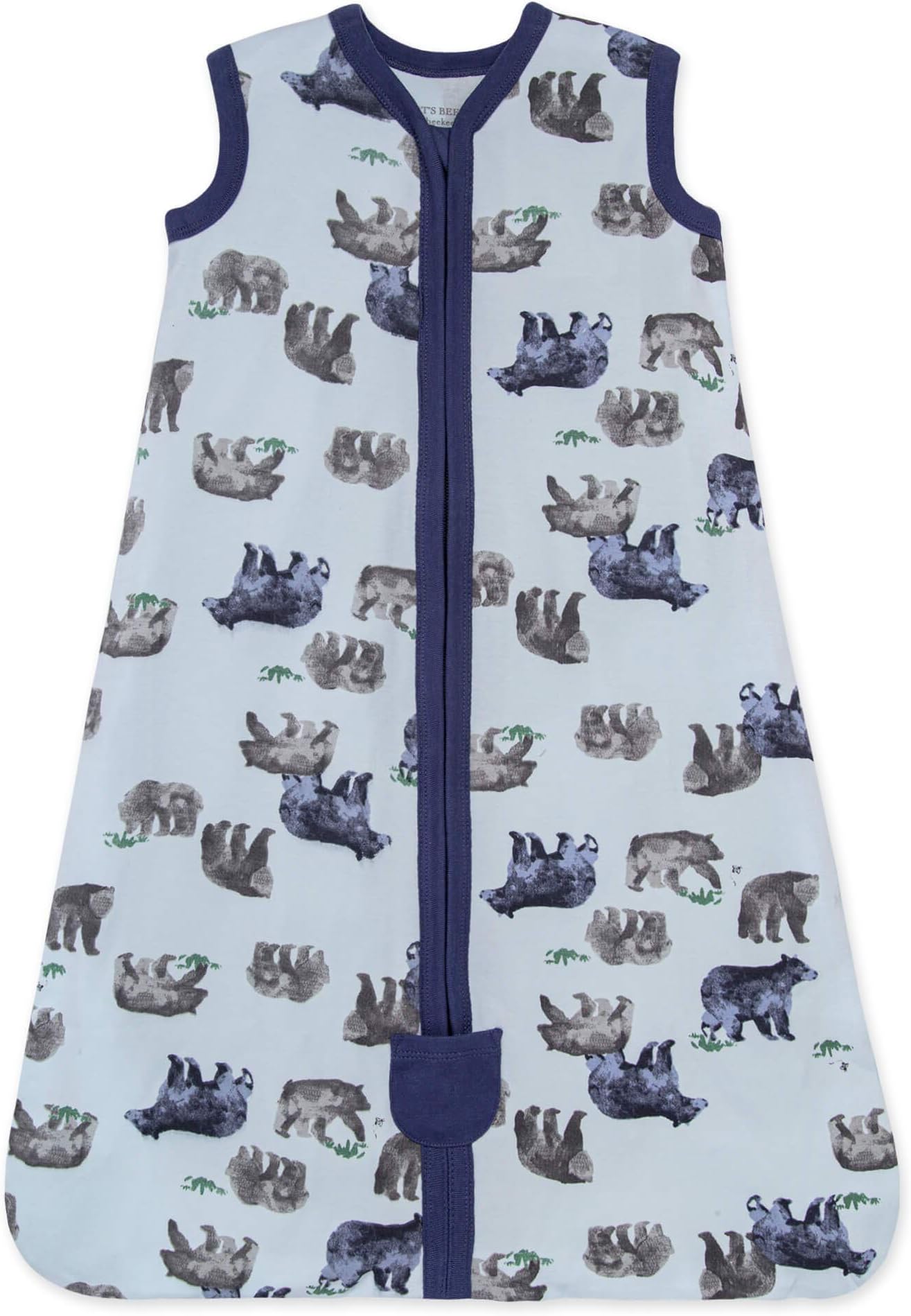 Burt's Bees Baby Beekeeper Infant Wearable Blanket, 100% Organic Cotton Unisex, Girl, Boy Swaddle Transition Sack - Light Weight 0.5 TOG or Medium Weight 1.5 TOG - Newborn Essentials Sleep Clothes,