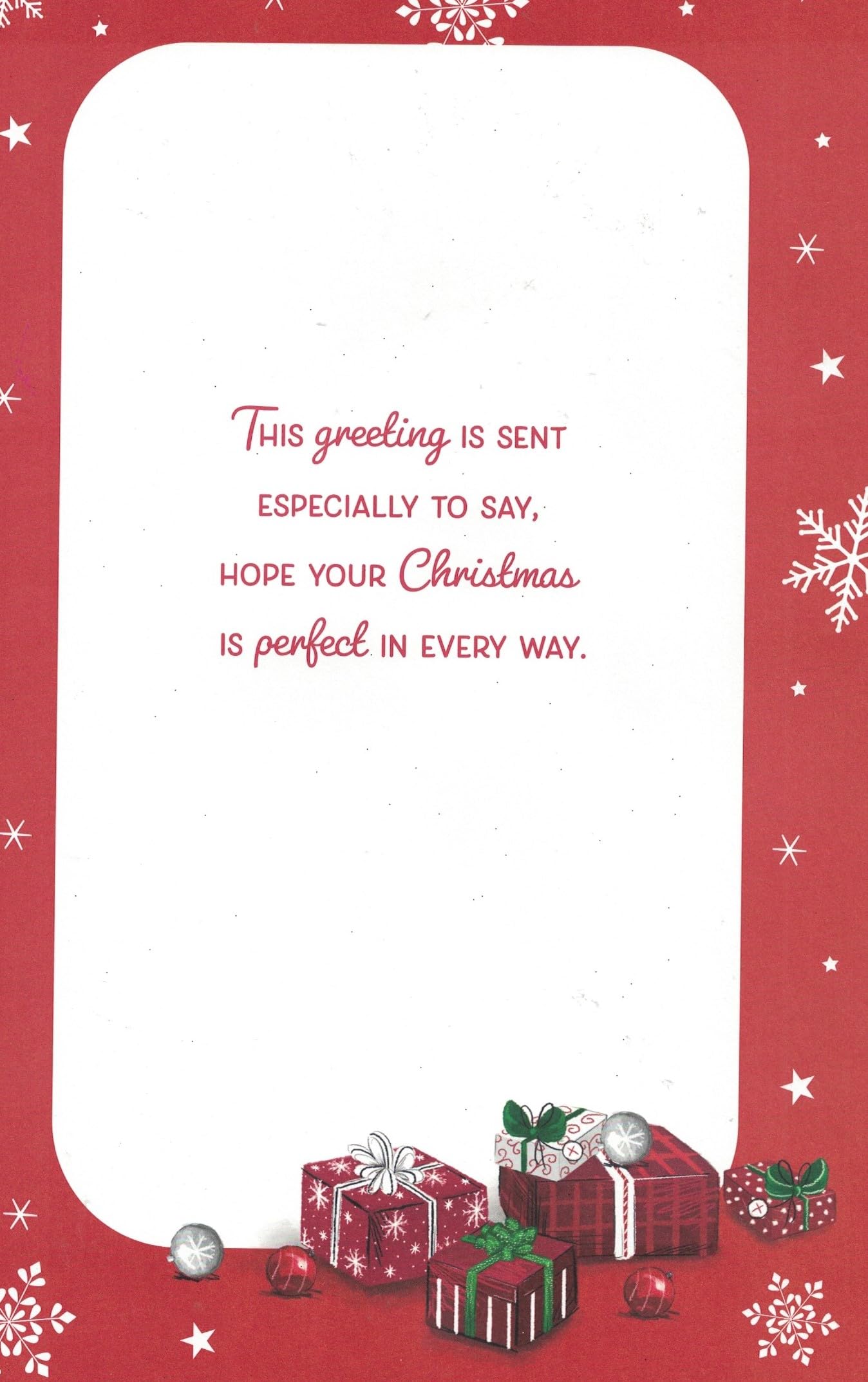 Large Luxury Christmas Card for Husband, Special Cute Bear Design with Glitter & 8 Page Insert, Xmas Greeting Card with Verse - Image 2