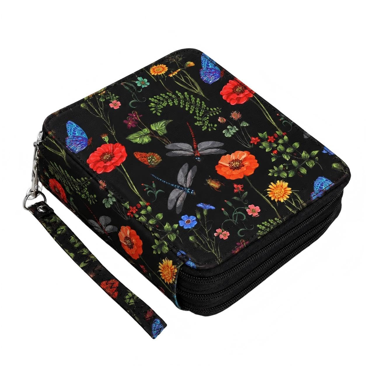 Lbxgap 72 Slots Colored Pencil Case Organizer, 3 Layer Bag