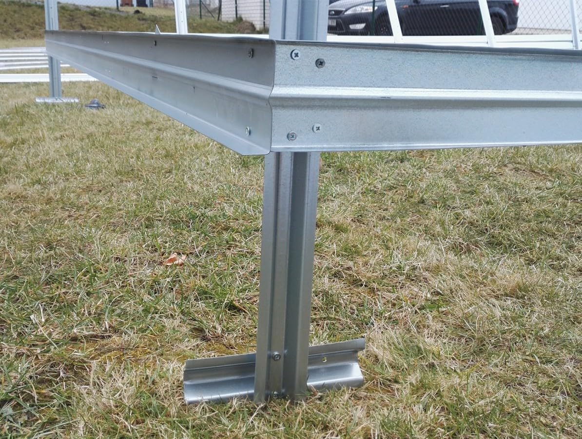 Gewächshaus KLASIKA 12 (3x4m) mit fundamenten und 6mm Polycarbonat