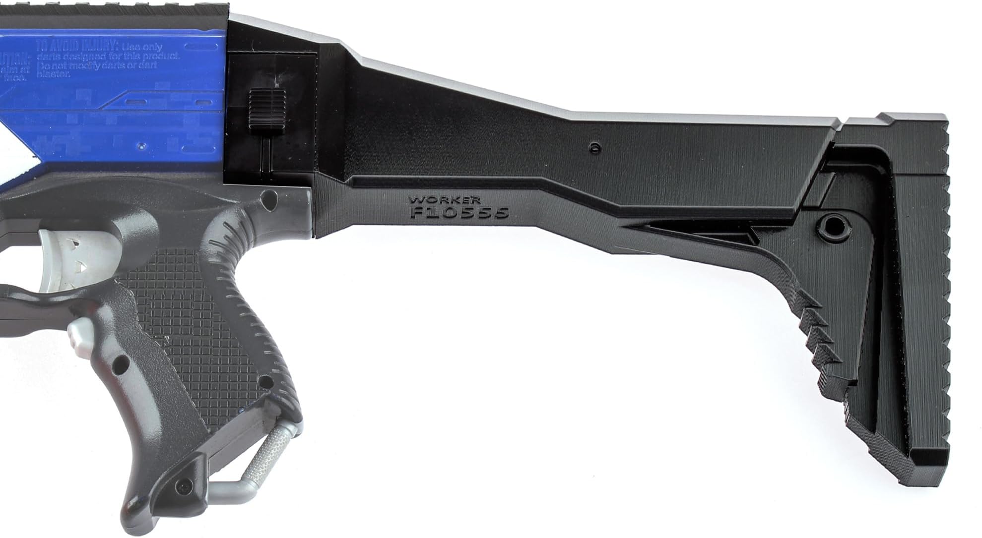 WORKERF10555 3D Printing No.107 Scorpion EVO3 Stock for Nerf Blaster