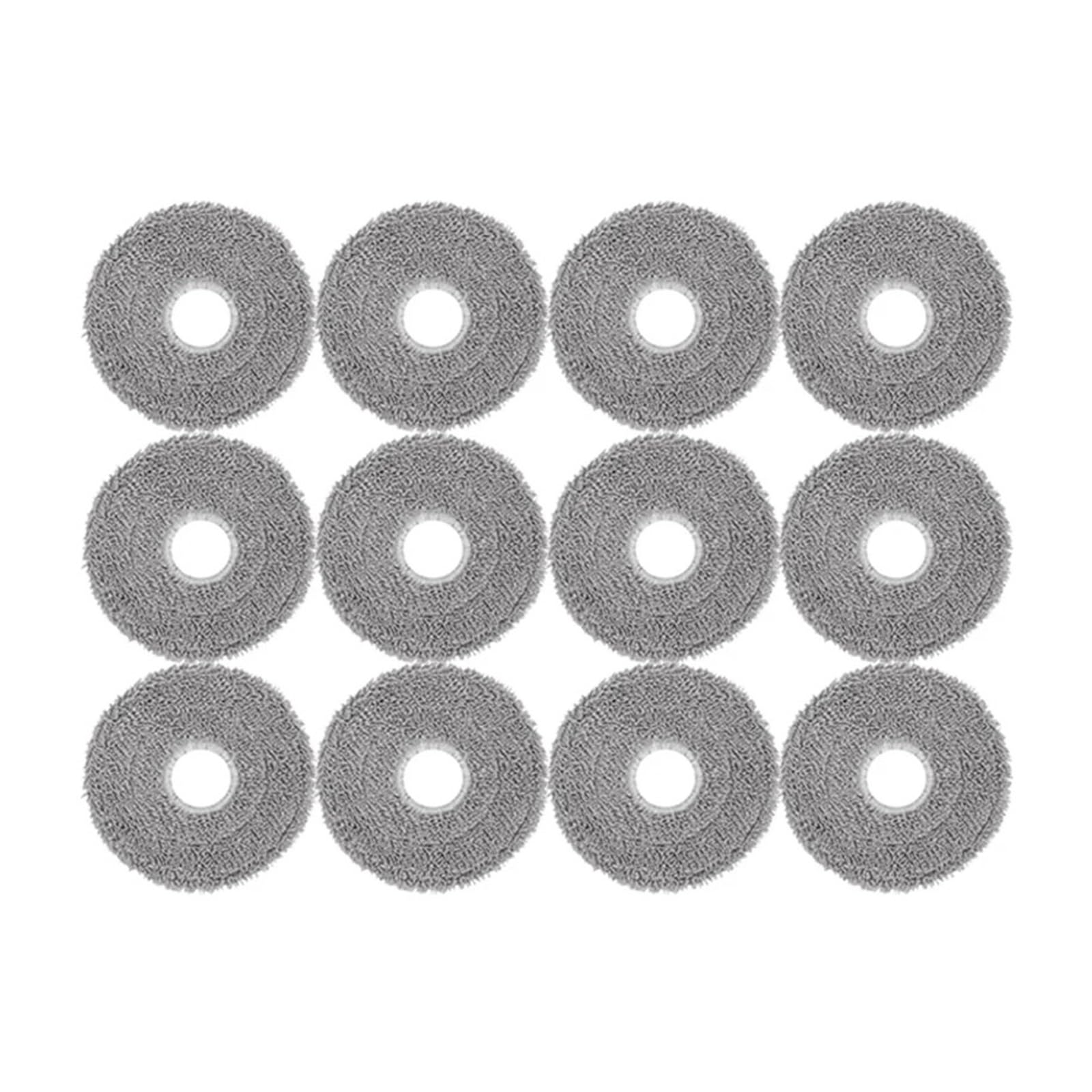 KRHZYPLAE Mop Cloth Robot Vacuum,Compatible For Xiaomi,X10 X20 Max,Compatible For Dreame,L20 Ultra L30 Ultra L10s Pro Ultra X40 Ultra Parts(12pcs)