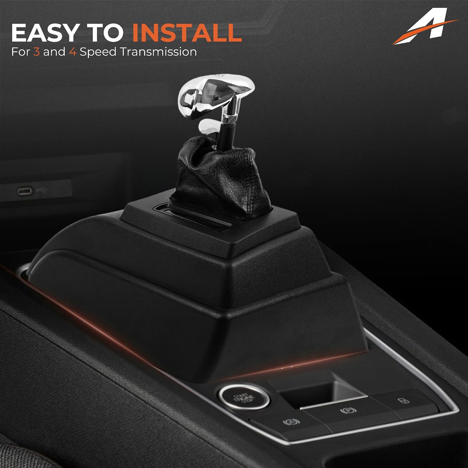 Automatic Hammer Shifter for 3 & 4 Speed Transmissions,Compatible with B&M 80885,Fits TH400 TH350 700R4 4L60E 4L80E
