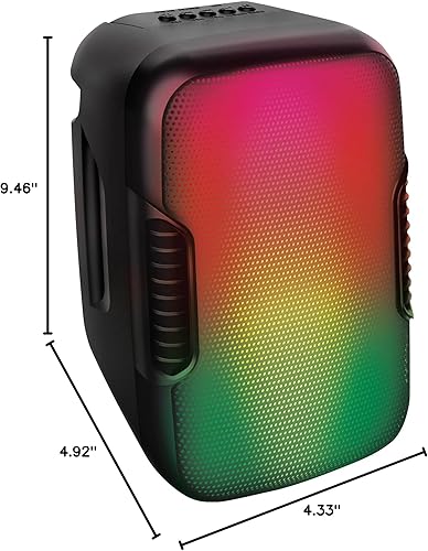 Miniatura 7 de Coby Altavoz inalámbrico definitivo  5 modos de iluminación, audio de alta fidelidad, diseño apto para viajes, hasta 6 horas de tiempo total de