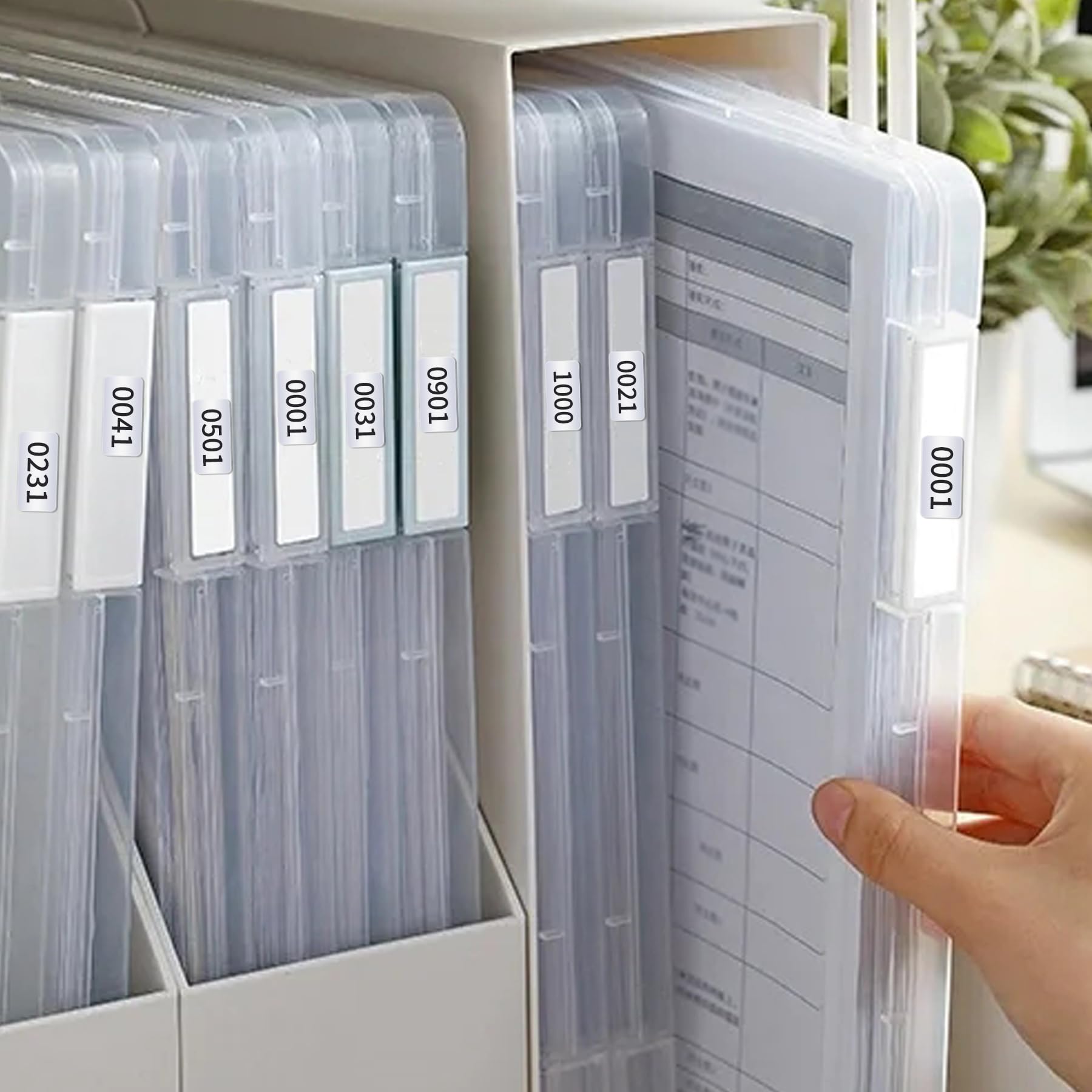 Consecutive Number Labels 9001-10000 - 1 Inch Round Stickers - 1000 Count Roll - Inventory - View #13