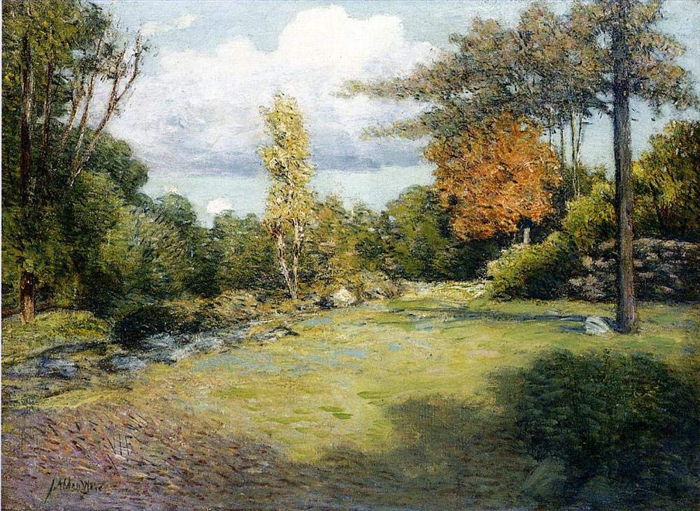 印象派風 秋の自然風景画 印象派風 秋の自然風景画