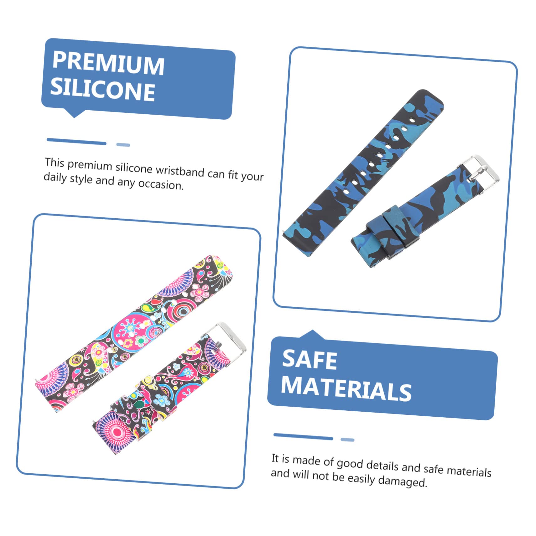 Housoutil Lot De 4 Bracelets Élégants En Silicone Pour Montre Connectée Venu2/venu2s À Ajustement Rapide 3 Pièces X 4