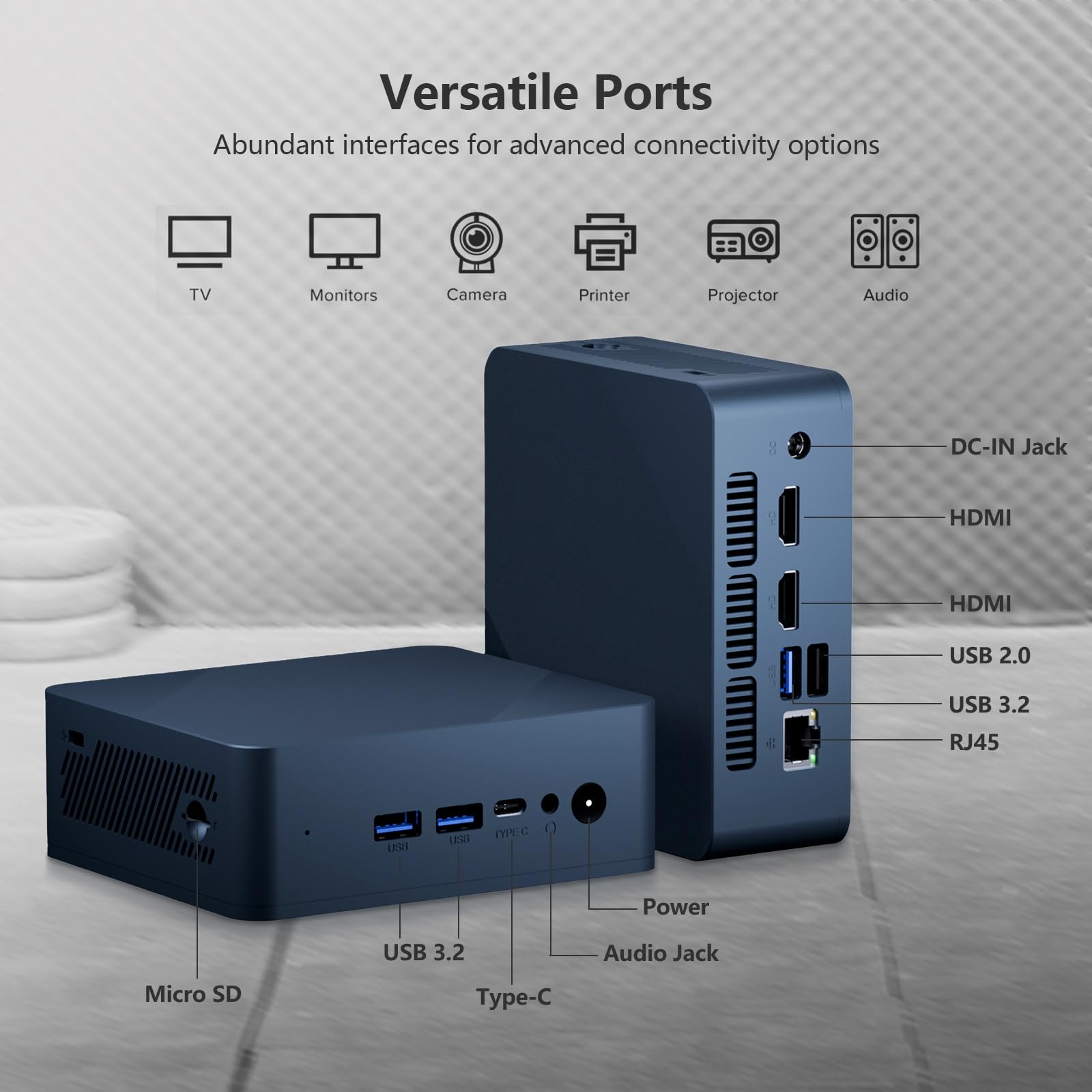 Amazon.com: Mini PC Ryzen 5 3550H(Max 3.7GHz) DDR4 Mini Computers