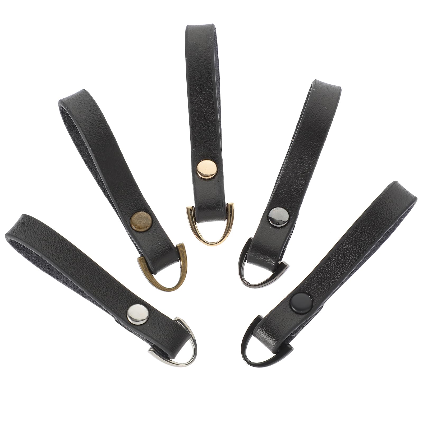 SEWACC Zipper Pull Charms 5pcs Genuine Leather Zipper Pull Zipper Pulls Zipper Repair Trouser Zipper Boot Repair Zipper Slider Zipper Replacement Kit