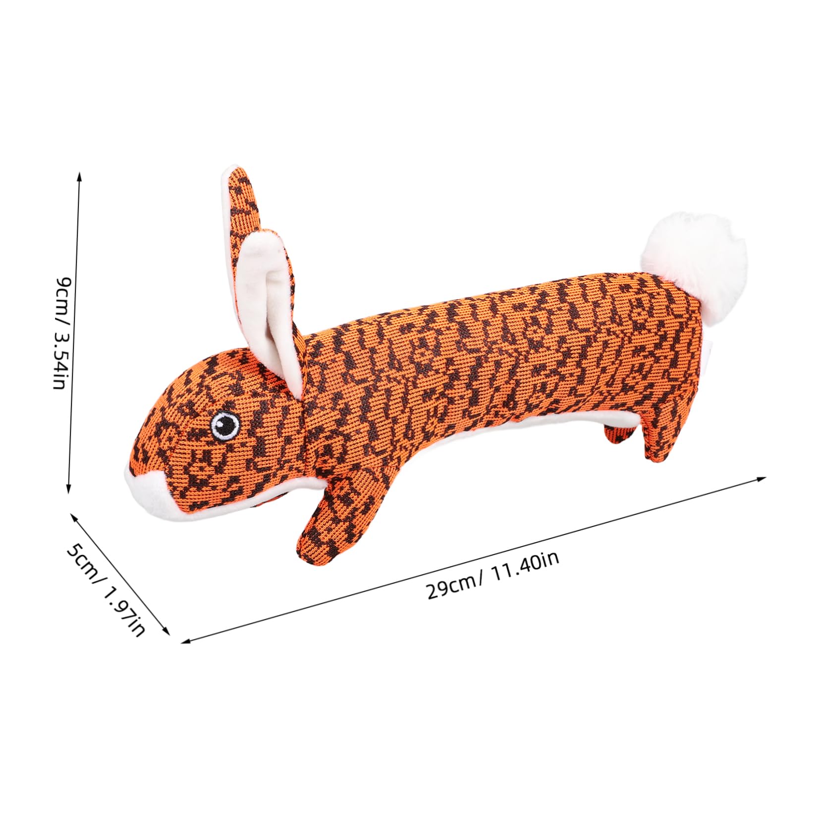 Mipcase 3 Piezas Juguetes Mascotas Juguetes Masticar Juguete Juguete Animal Doméstico Perro Masticar Juguete Pet Squeaky Toy Orange Fly Tejido De Peluche De Juguete Pet Masticar