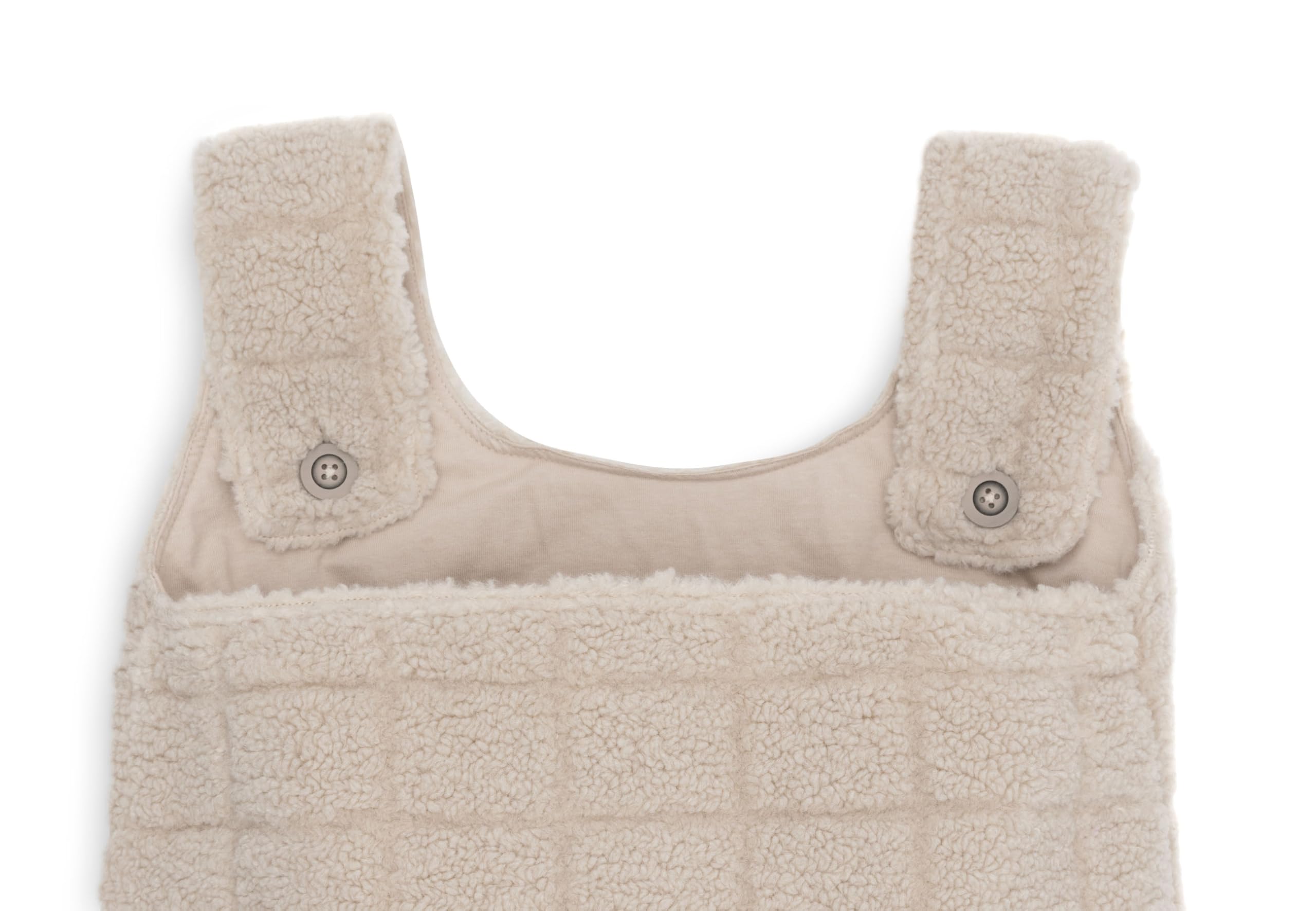 Jollein Playpen Storage Bag - Box Teddy - Warm Sand - Soft Toy Storage - Crib Organizer - Toy Bag - 65x42x3 cm - Image 2