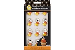 Wilton Royal Icing Decor: Spooky Ghost with Candy Corn