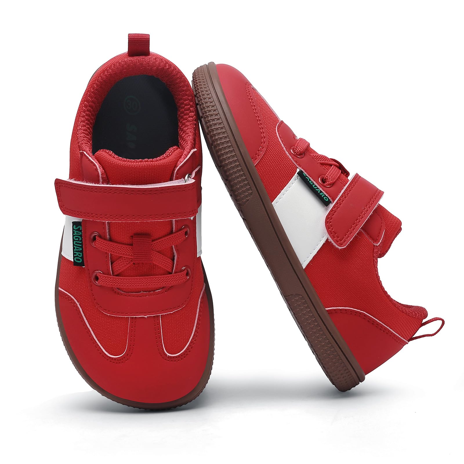 SAGUARO Chaussures Barefoot Enfant Chaussures Minimalistes avec Semelle Zero Drop et Wide Toe Box pour Extérieur et Intérieur, 25–35 EU