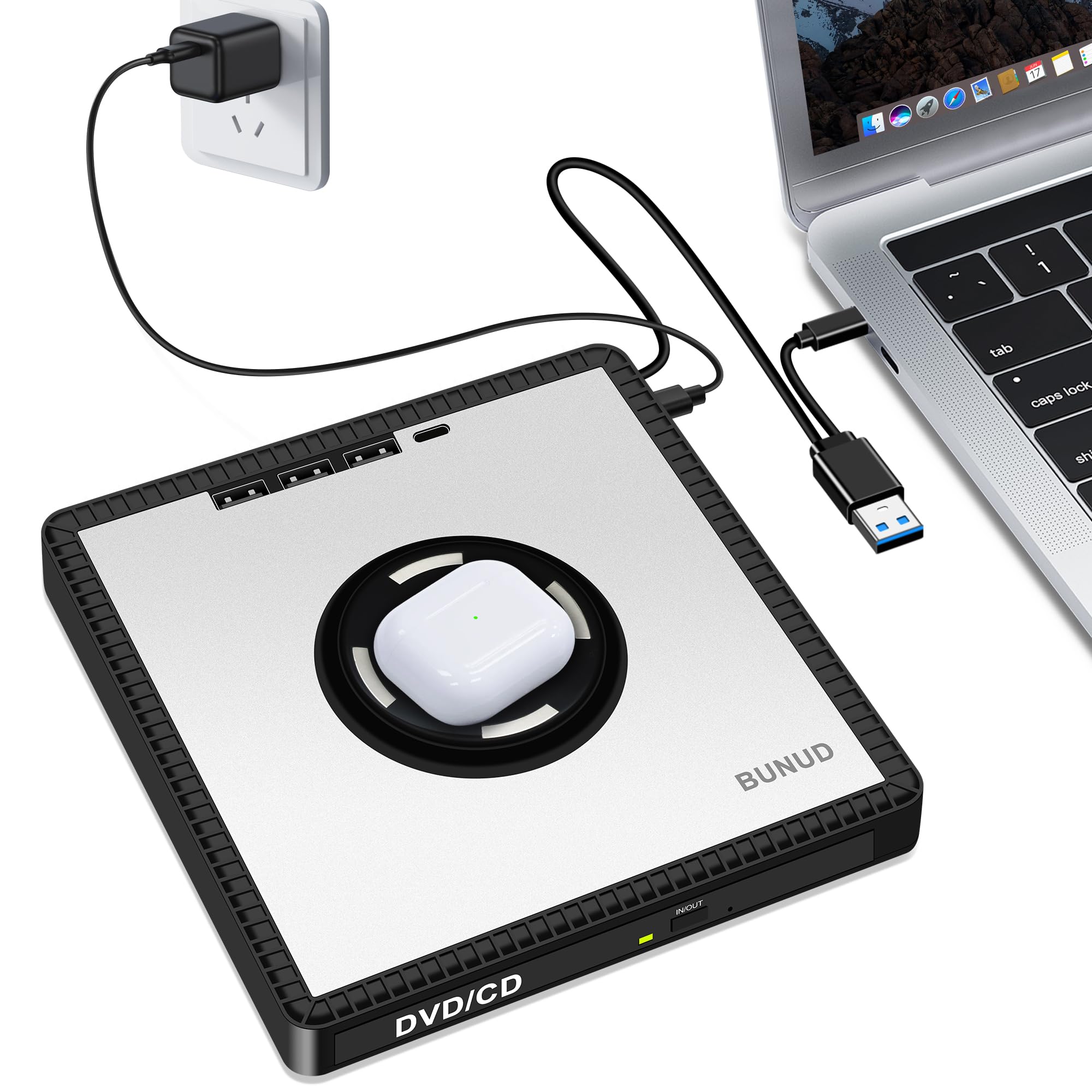 BUNUD External DVD Drive with Wireless Charging-picture-13