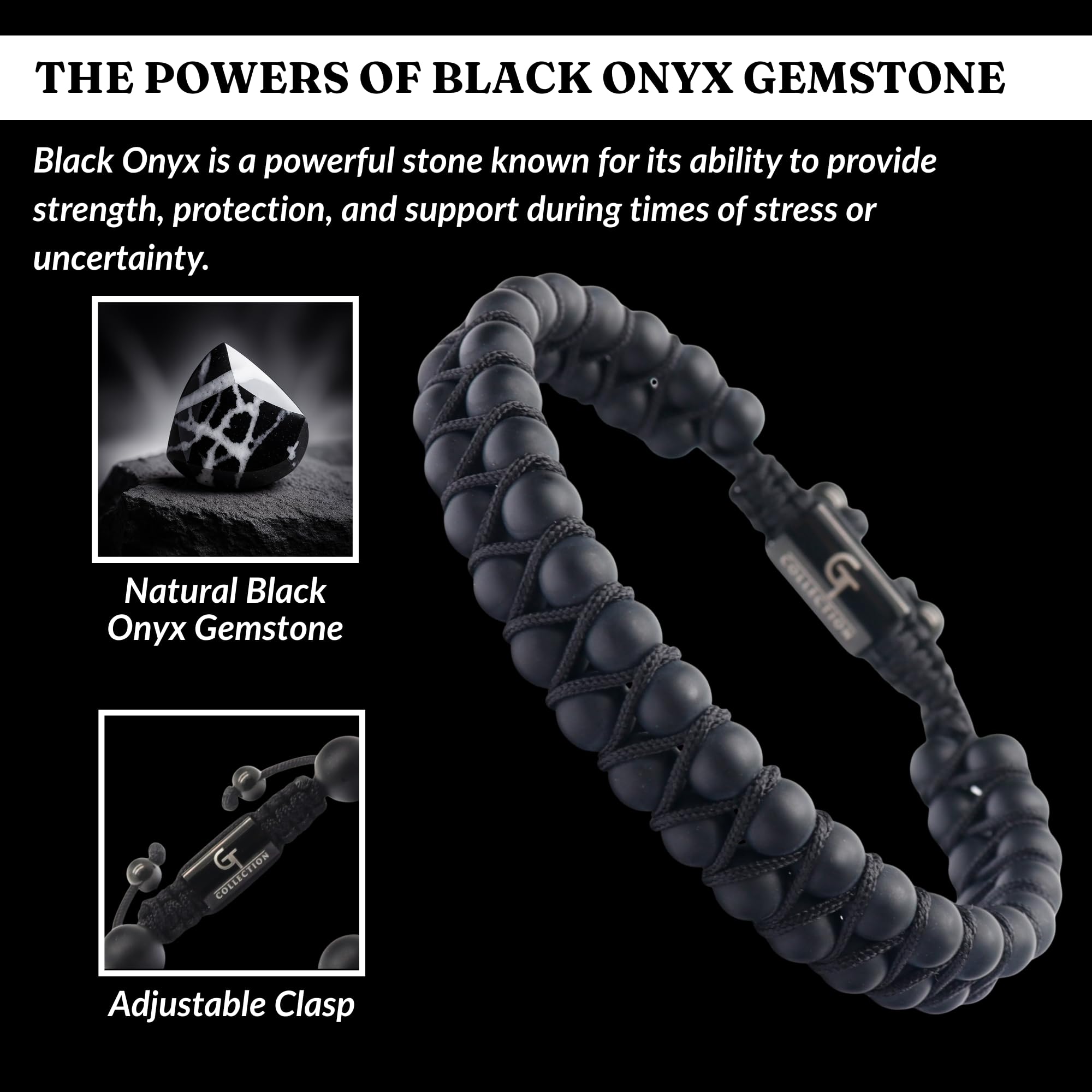 GT collection Herren-Doppelperlenarmband